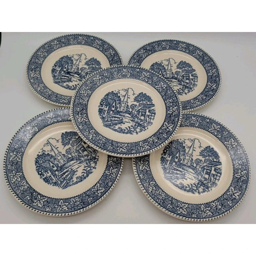 Set of 5 Homer Laughlin 7.25